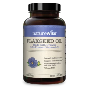 Naturewise flaxseed oil capsules